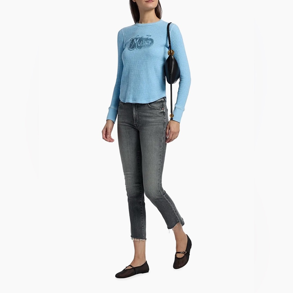 MOTHER The Insider Crop Step Fray Jeans Tag You’re It! Size 26